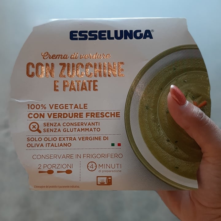 photo of  Esselunga Crema di verdure con zucchine e patate shared by @liu69 on  03 Jun 2022 - review