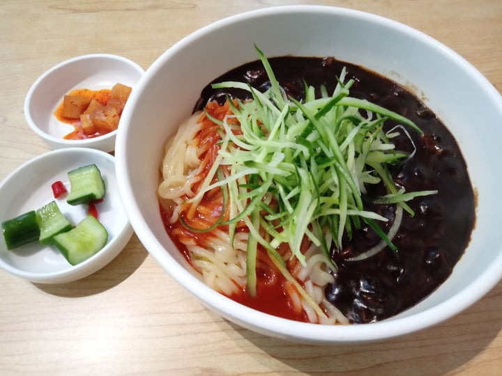 photo of The Boneless Kitchen Jajangmyeon (Black Soybean Paste Noodles) shared by @veganspicegirl on  14 Dec 2019 - review