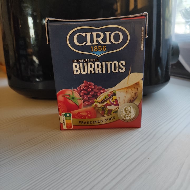 review photo of Cirio burritos shared by @lamiafamigliaveg on 03 Sep 2022 - review