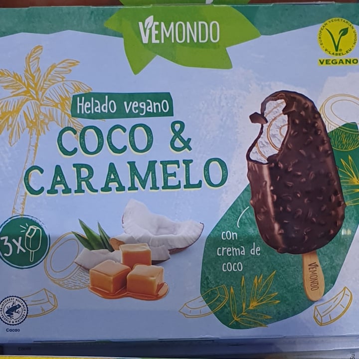 photo of Vemondo Helado Vegano Coco & Caramelo shared by @mariencd on  13 Aug 2021 - review