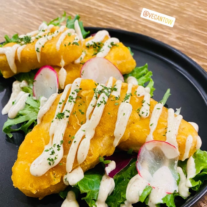 review photo of VegFarm無國界蔬食餐廳 Vegan Fish Fillet shared by @vegantow on 16 Jun 2020 - review
