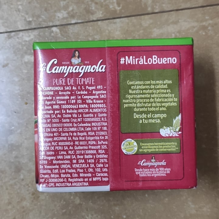 photo of La Campagnola Pulpa de tomate shared by @argentinaveggie on  07 Jul 2021 - review