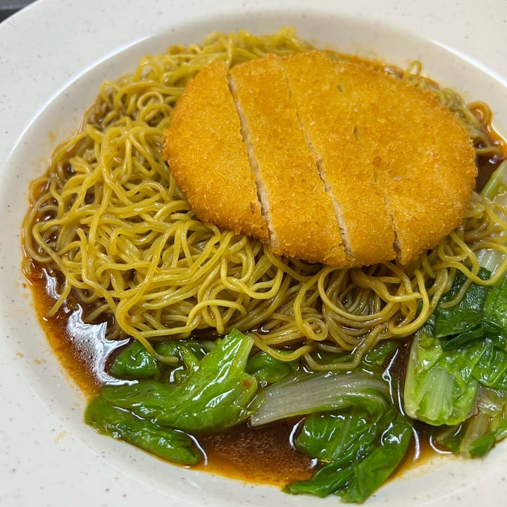 photo of Green Bliss Habitat Chicken Cutlet Dry Noodles shared by @vegan-ravana on  20 Aug 2022 - review