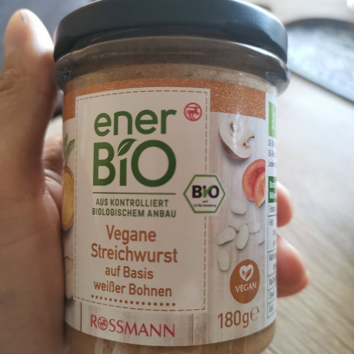 review photo of enerBio Vegane Streichwurst Auf Basis Weisser Bohnen shared by @imahappyhonk on 22 Apr 2022 - review