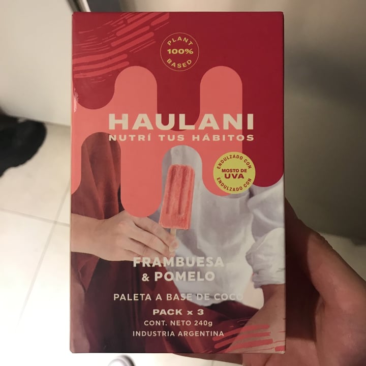 photo of Haulani Paleta De Frambuesa shared by @jordanavegana on  24 Dec 2020 - review