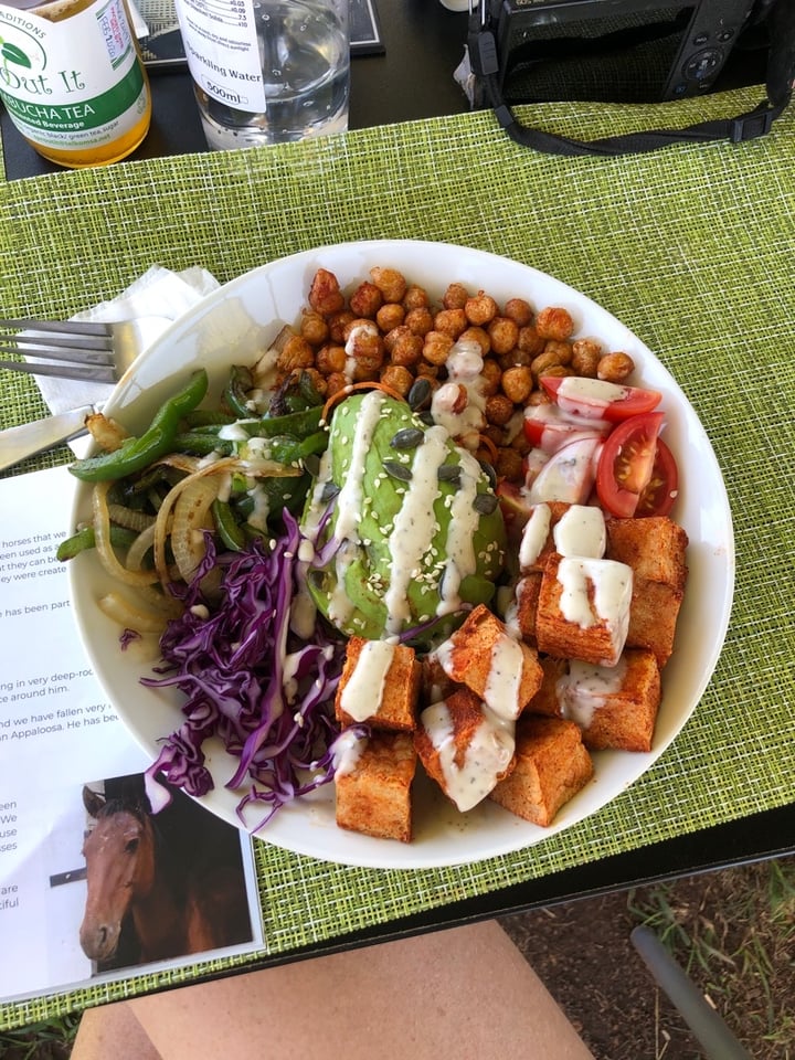 photo of Asher's Corner Cafe @ Ashers Farm Sanctuary Buddha Bowl shared by @jordynmuirhead on  24 Nov 2019 - review