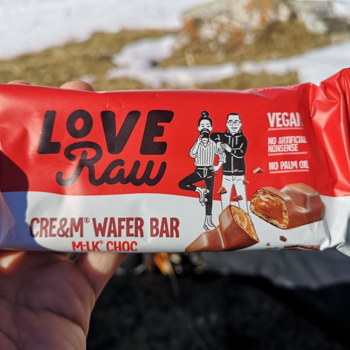 photo of LoveRaw Cre&m Filled Wafer Bars shared by @ouzyyy on  11 Jan 2022 - review