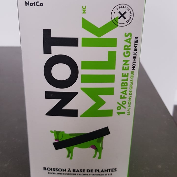 photo of NotCo Not Milk low fat shared by @tommyvm on  17 Sep 2022 - review