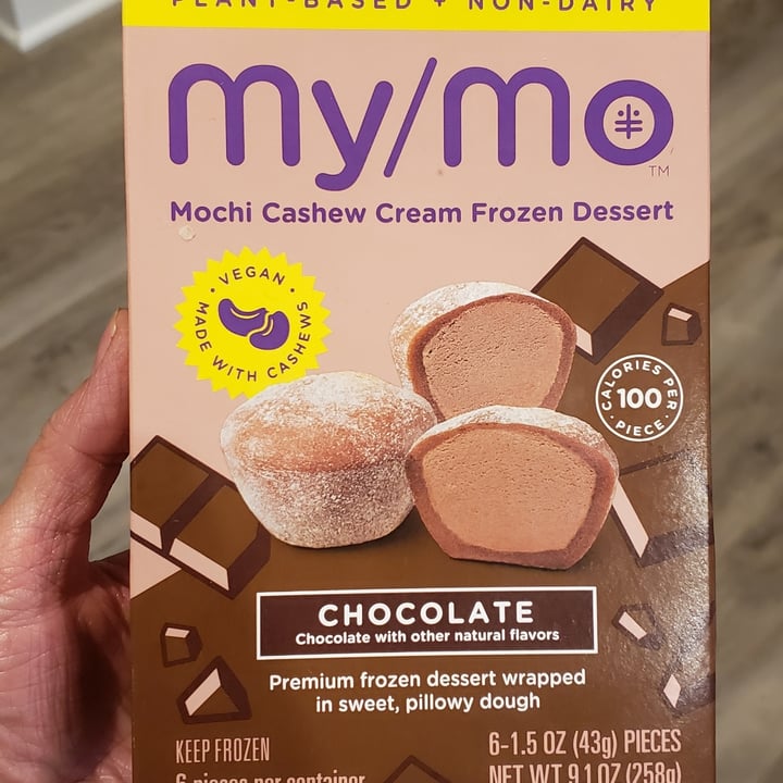 photo of My/Mo Mochi Cashew Cream Frozen Dessert Salted Caramel shared by @ambularfortheanimals on  13 Sep 2020 - review