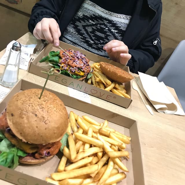 Foto do prato “Sweet Potato Burger”