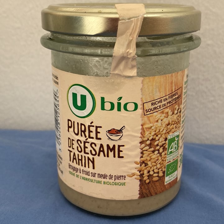 review photo of U bio Purée De Sésame Tahin shared by @emmacslafolle on 29 Sep 2021 - review