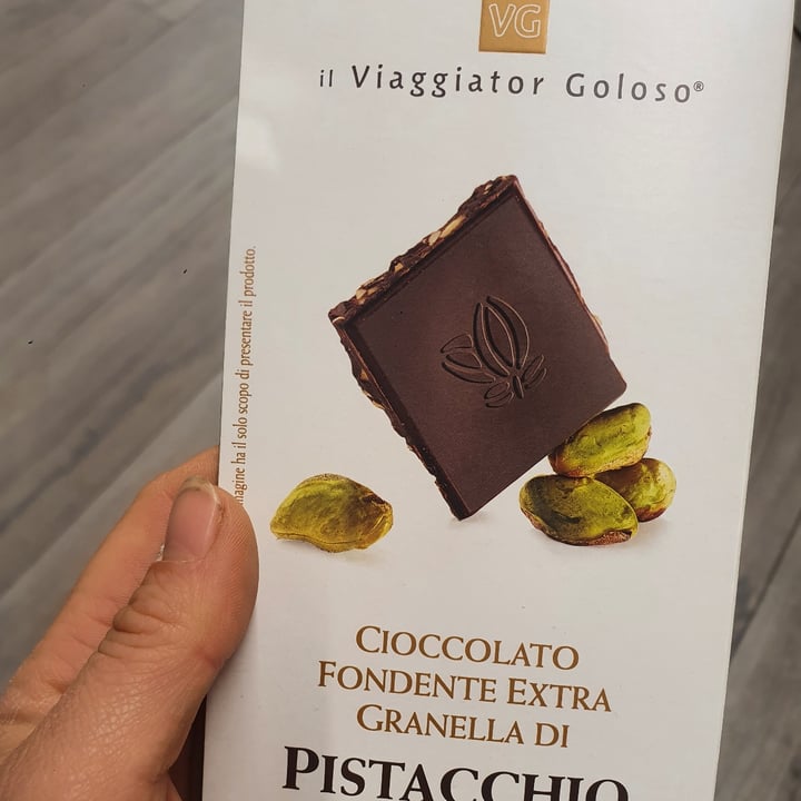 photo of Il Viaggiator Goloso Cioccolato fondente extra granella di pistacchio shared by @lindasunny on  15 Mar 2022 - review