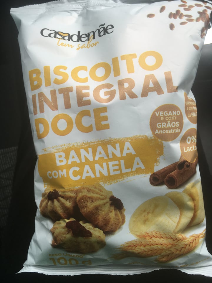 photo of Casa de Mãe Biscoito Integral Doce Banana com Canela shared by @andreamoraes on  11 Sep 2022 - review