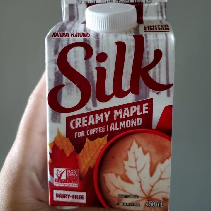 photo of Silk Creamy Maple Almond for coffee shared by @whatacuriousnotion on  17 Aug 2022 - review
