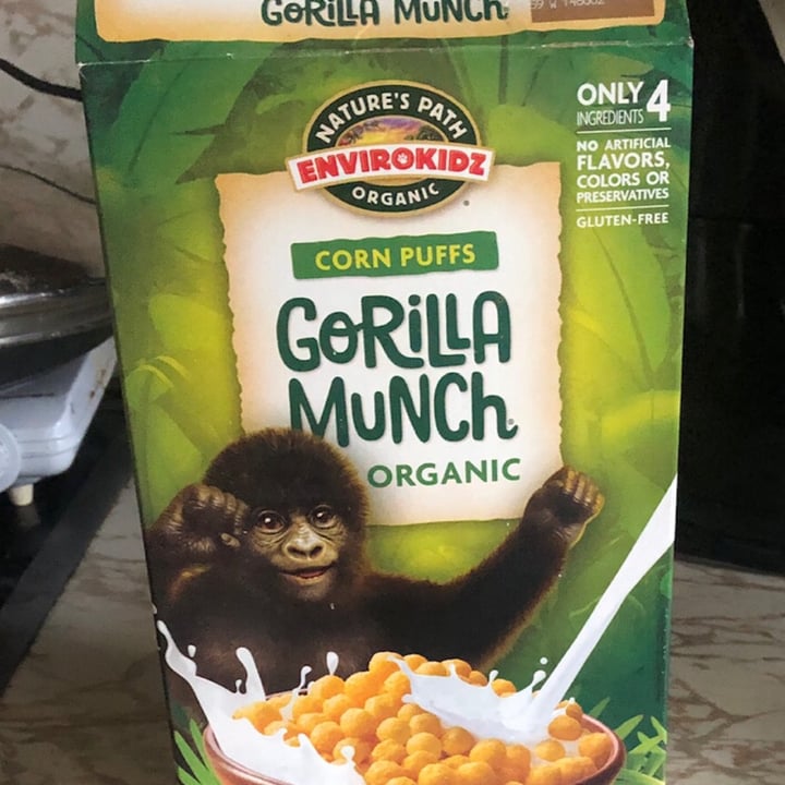 photo of Nature's Path Foods Corn Puffs Gorilla Munch shared by @tonygreen on  02 Dec 2022 - review