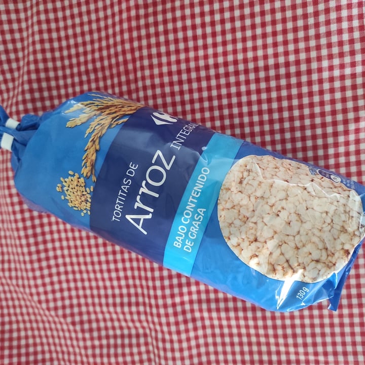 photo of Carrefour Tortitas de arroz shared by @luzveganluz on  16 Jul 2022 - review
