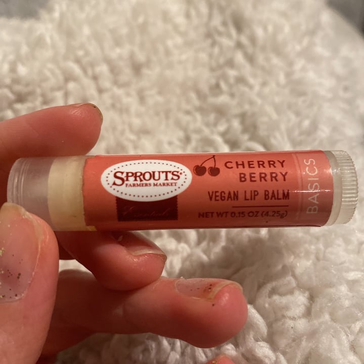 Sprouts Farmers Market Cherry Berry Vegan Lip Balm Review abillion