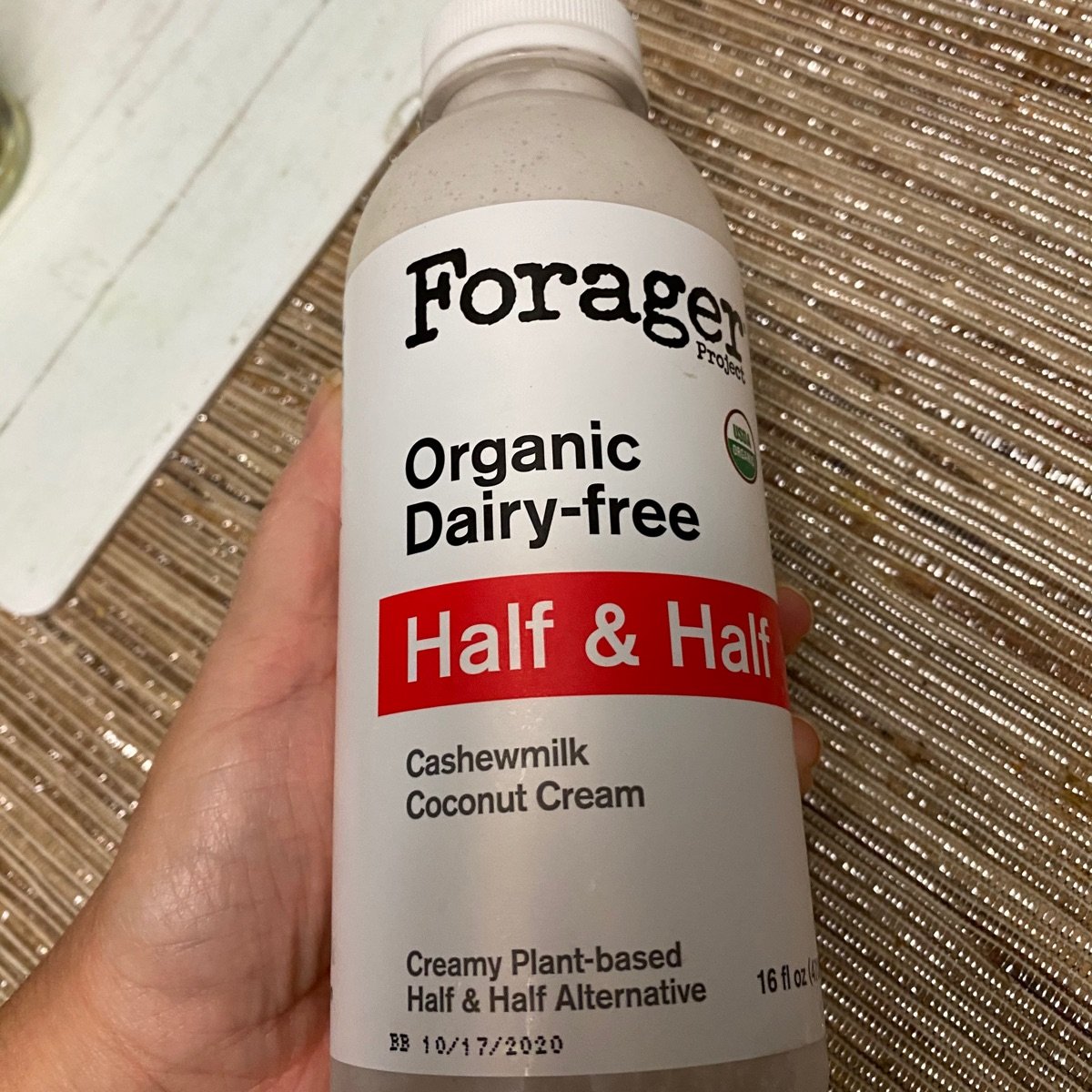 Forager Project Organic DairyFree Half & Half Cashewmilk Coconut Cream Reviews abillion