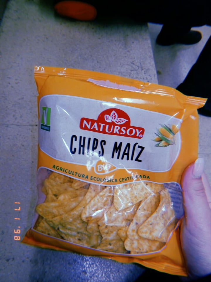 photo of Natursoy Chips De Maiz shared by @zar1vegan on  18 Feb 2020 - review