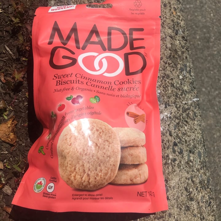 photo of Made Good Cinnamon Sugar Cookies shared by @vegan4lyfe on  08 Jun 2021 - review