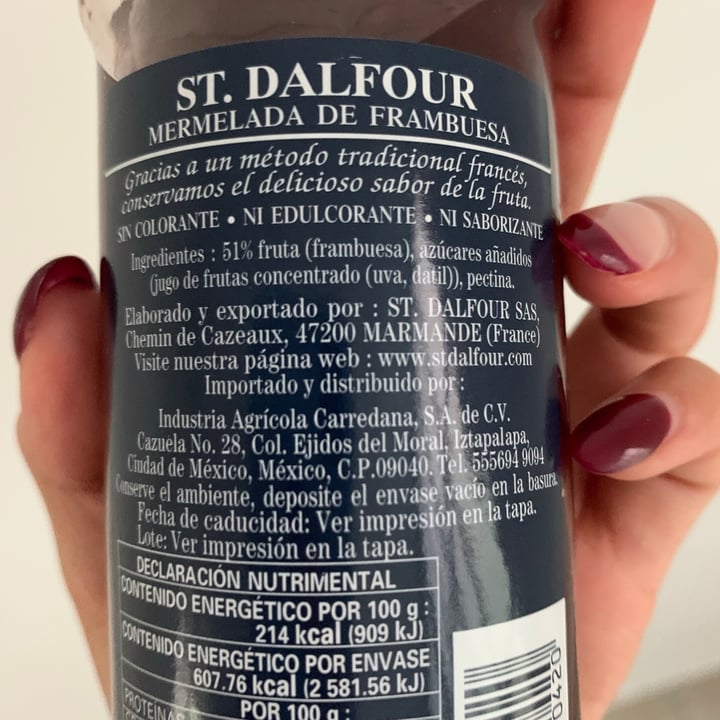 photo of St. Dalfour Raspberry fruit spread shared by @ms-brightside on  11 Aug 2021 - review