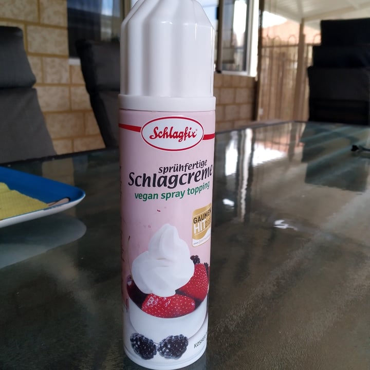 photo of Schlagfix Sprühfertige Schlagcreme shared by @grambo on  31 Dec 2021 - review