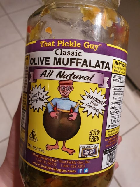 That Pickle Guy Muffalata, Olive, Spicy, Olives