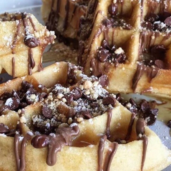 photo of Jessy's Waffles Vegan Chunky Munky shared by @drtgoesvegan on  16 May 2020 - review