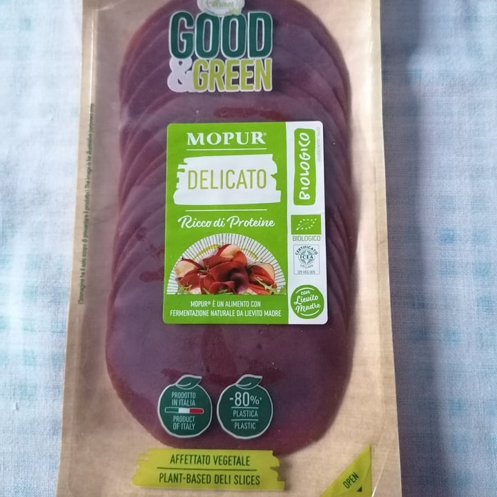 photo of Good and green Mopur al gusto di bresaola shared by @immina on  03 Aug 2022 - review