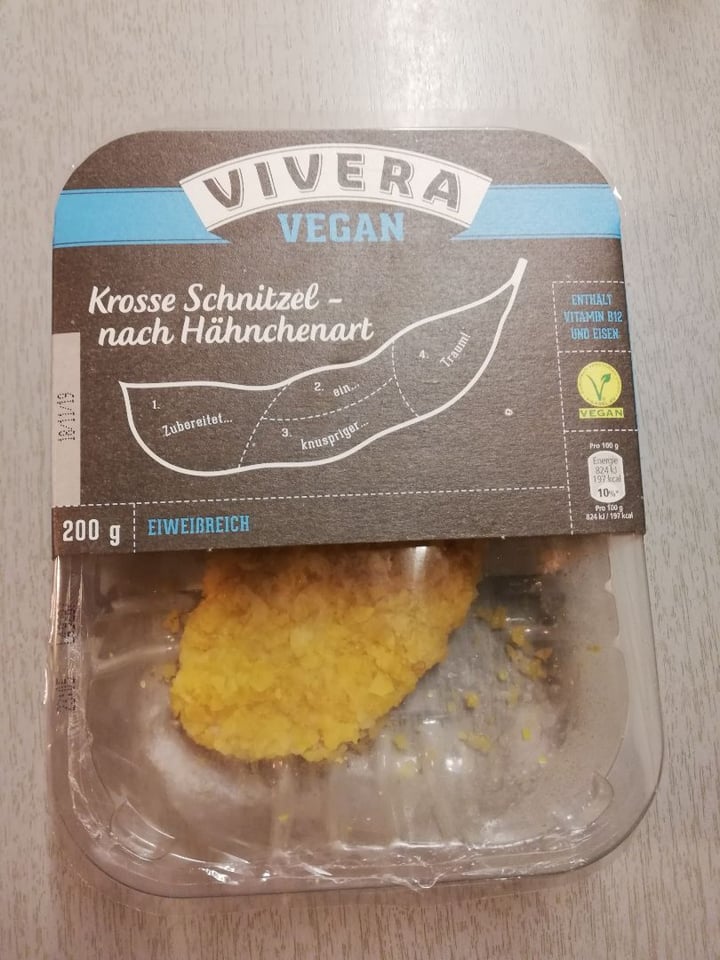 photo of Vivera Krosse schnitzel shared by @angelik2211 on  08 Nov 2019 - review