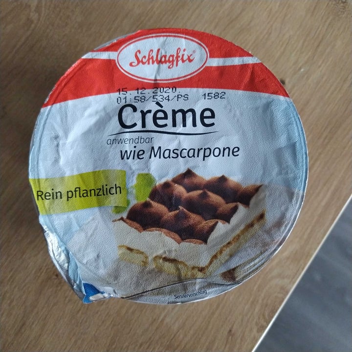 photo of Schlagfix Crème wie Mascarpone shared by @angeletigrou on  28 Dec 2020 - review