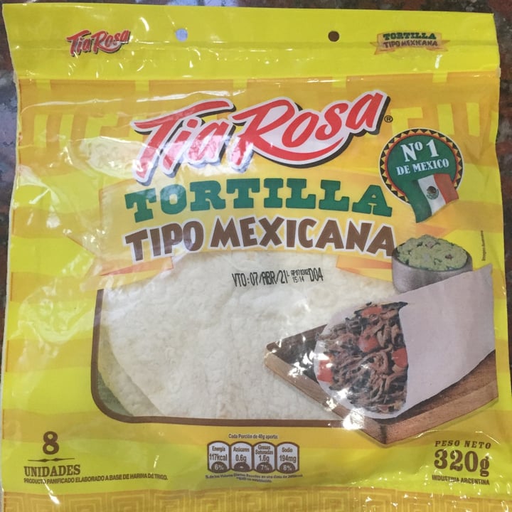 photo of Tia Rosa Tortilla tipo mexicana shared by @lolimiqueo on  27 Feb 2021 - review