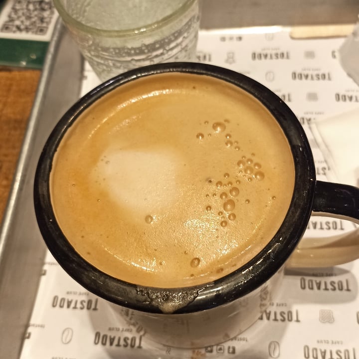 photo of Tostado Latte shared by @vikvegan on  20 Mar 2022 - review