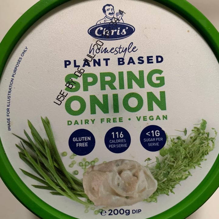 photo of Chris’ Homestyle Plant Based Spring Onion Dip shared by @wouter on  18 Jun 2020 - review