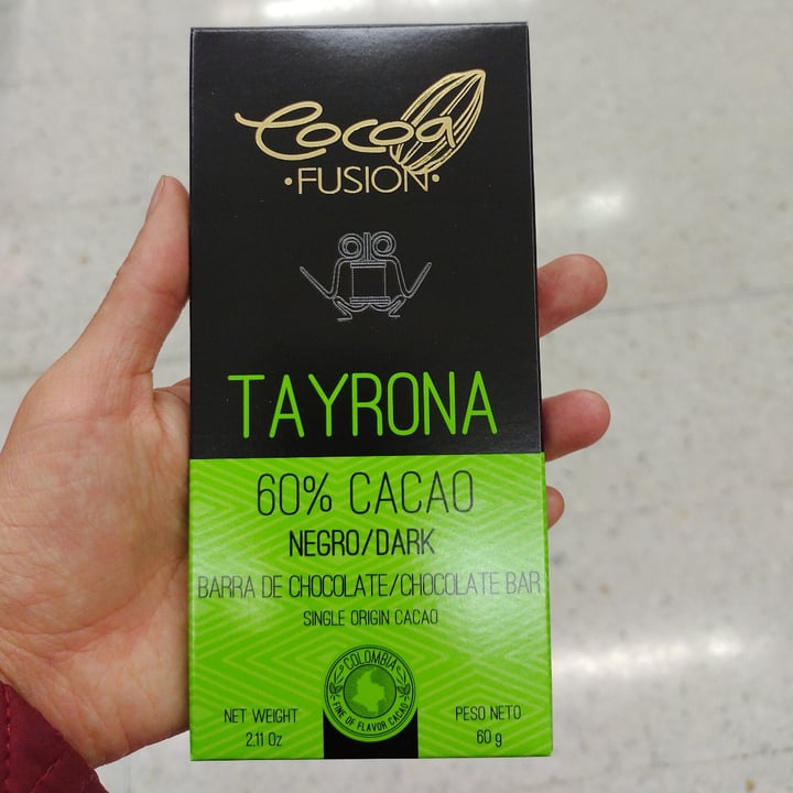 photo of Cocoa fusion Barra De Chocolate shared by @andreitaduarte on  23 Jan 2021 - review