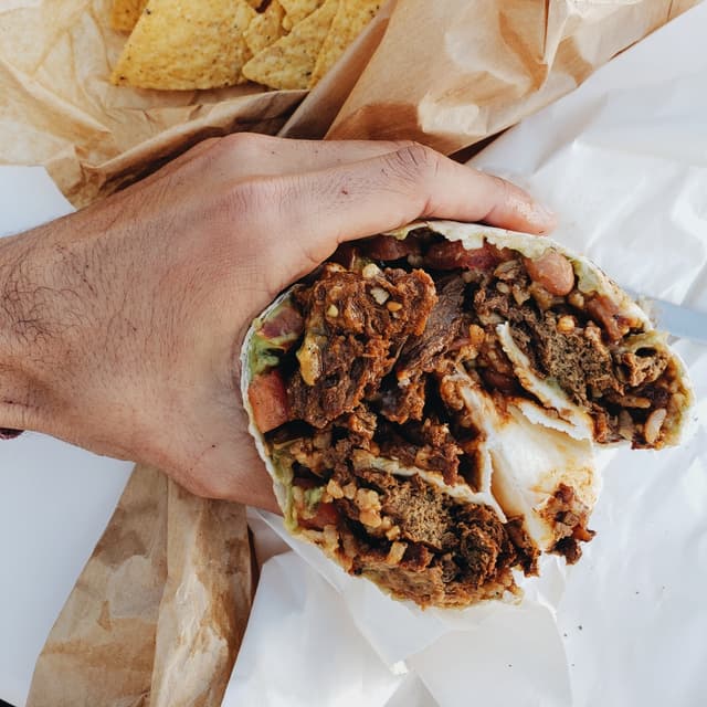 Photo of the dish “Burrito de seitán”