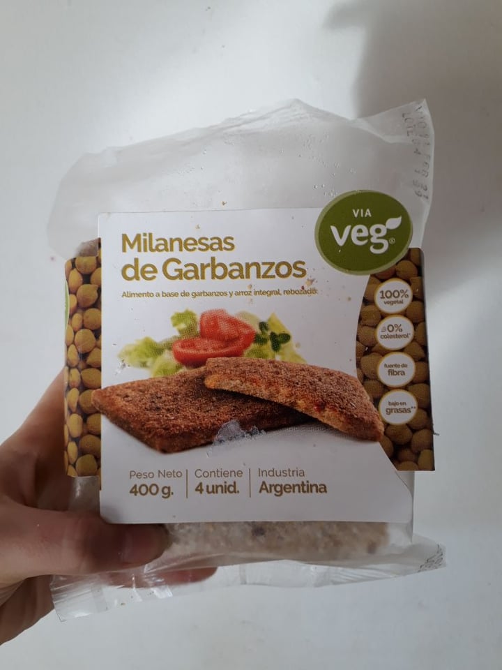 photo of Via Veg Milanesas De Garbanzos shared by @amaikefn on  13 May 2020 - review