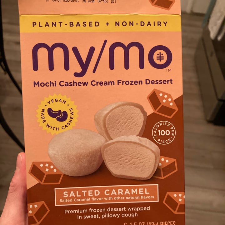 review photo of My/Mo Mochi Cashew Cream Frozen Dessert Salted Caramel shared by @healthyveganfoodie on 15 Nov 2020 - review