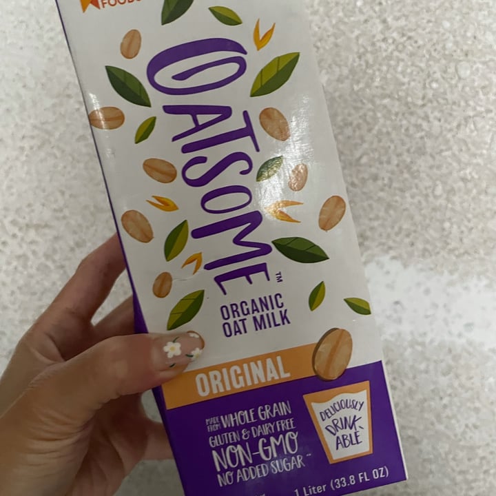 photo of Oatsome  Organic Oat milk shared by @ahgeng on  04 Oct 2021 - review