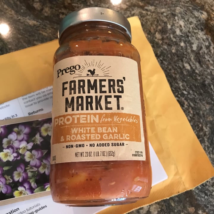 review photo of Prego White bean and roasted garlic shared by @gardengirl66 on 30 Apr 2020 - review