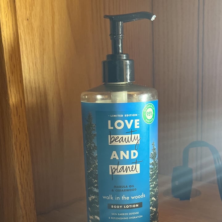 review photo of Love Beauty and Planet Body Lotion Marula Oil and Cedarwood shared by @mollyread on 21 May 2022 - review