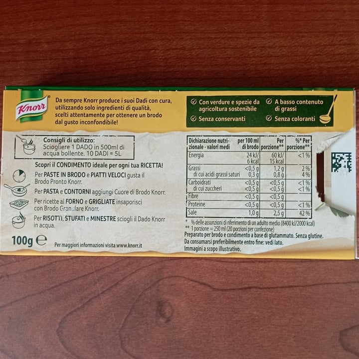 review photo of Knorr Dado vegetale shared by @camillacespi on 09 Apr 2022 - review