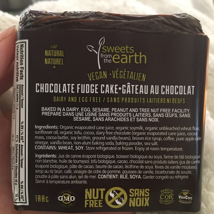 photo of Sweets from the Earth Chocolate Fudge Cake shared by @genbarry on  18 Jun 2021 - review