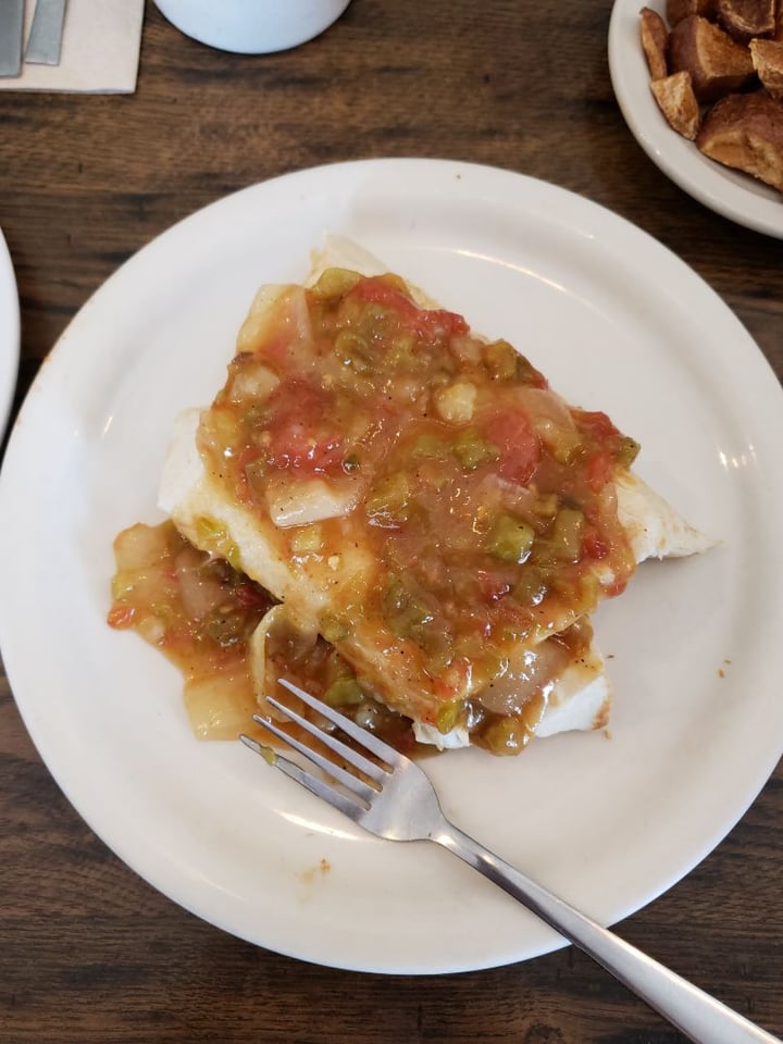 photo of Evergreen Cafe Breakfast Burrito w/no cheese + sub eggs for tofu shared by @prodbaby on  20 Jan 2019 - review