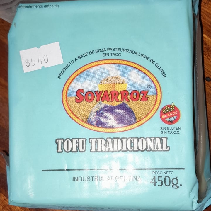 photo of Soyarroz Tofu Tradicional shared by @sofiamilla on  28 Aug 2022 - review