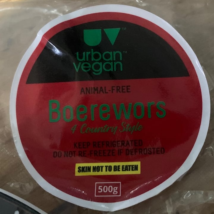 photo of Urban Vegan Animal Free Boerewors shared by @rudaherselman on  08 Sep 2021 - review