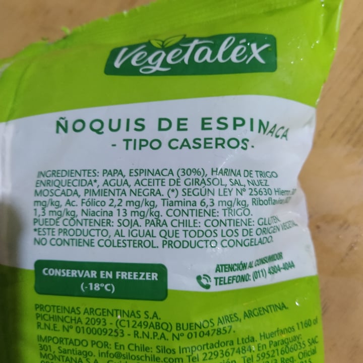 photo of Vegetalex Ñoquis de Espinaca shared by @kaaar on  17 Oct 2020 - review