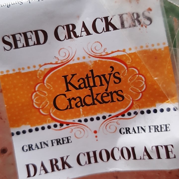 photo of Kathy's crackers Seed Crackers Grain Free Dark Chocolate shared by @awolffstale on  11 Mar 2022 - review