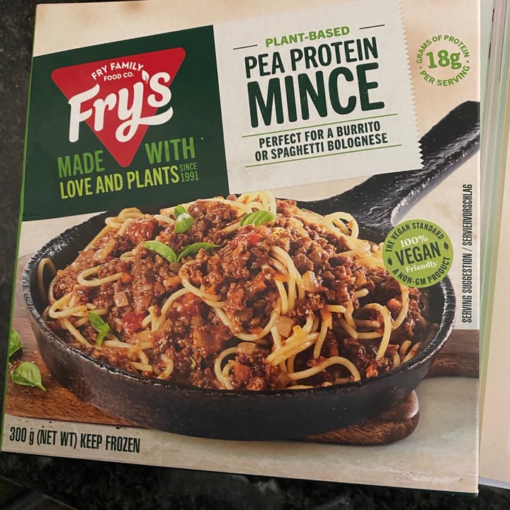photo of Fry's Family Food Pea Protein Mince shared by @sehbear on  05 Jul 2021 - review