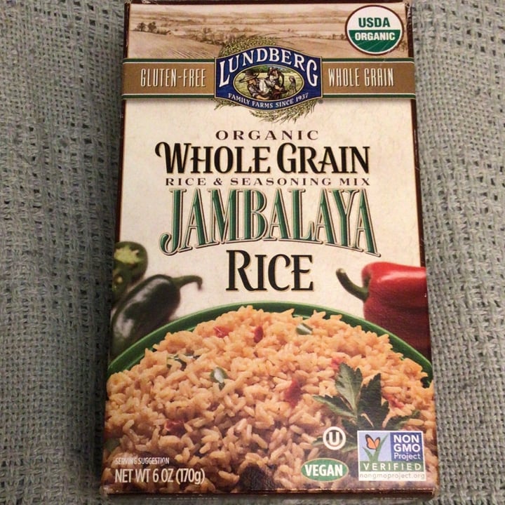 Lundberg Family Farms Organic Whole Grain Rice Seasoning Mix Jambalaya ...